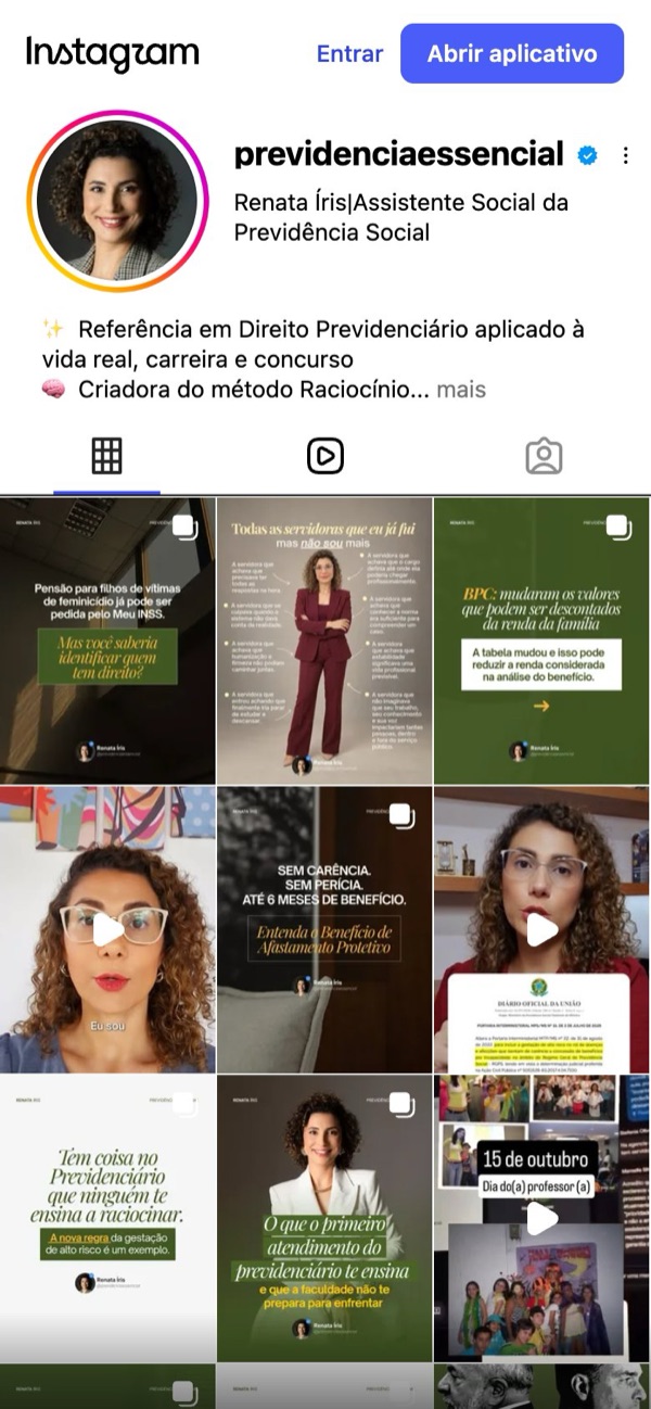 Perfil @previdenciaessencial